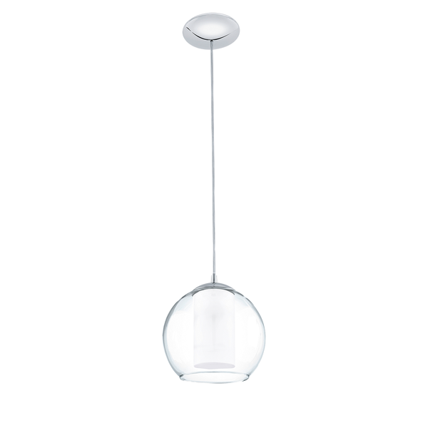 Pendelleuchte Bolsano I - Glas / Stahl - 1-flammig