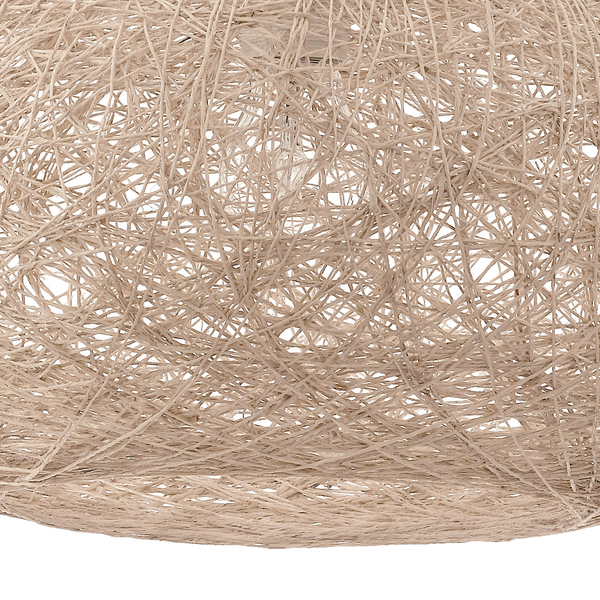 Pendelleuchte Campilo - Mischgewebe / Kunststoff - 1-flammig - Beige