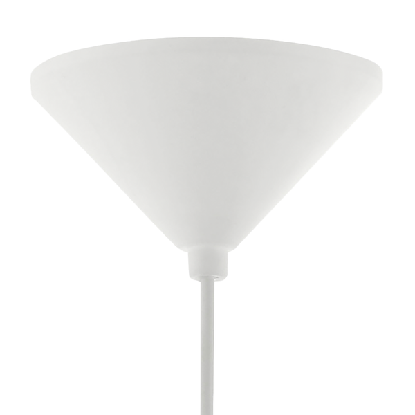 Pendelleuchte Campilo - Mischgewebe / Kunststoff - 1-flammig - Beige