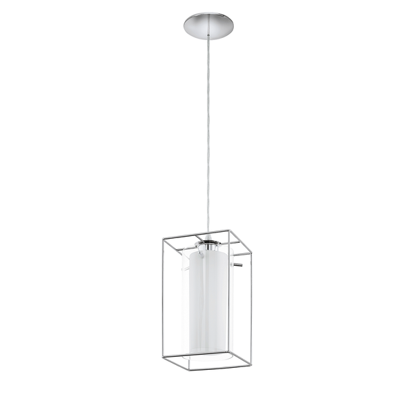 Pendelleuchte Loncino I - Glas / Stahl - 1-flammig
