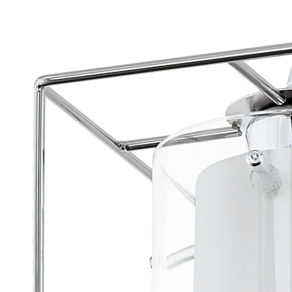 Pendelleuchte Loncino I - Glas / Stahl - 1-flammig