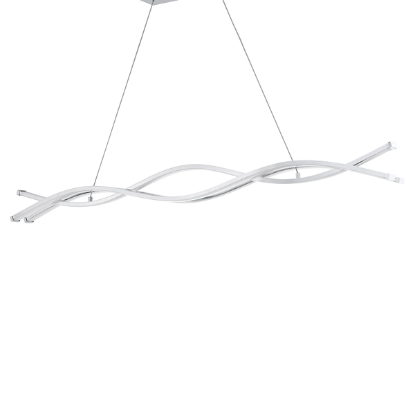 LED-Pendelleuchte Lasana IV - Kunststoff / Stahl - 3-flammig