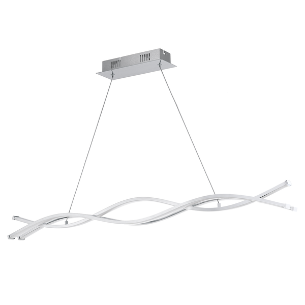 LED-Pendelleuchte Lasana IV - Kunststoff / Stahl - 3-flammig