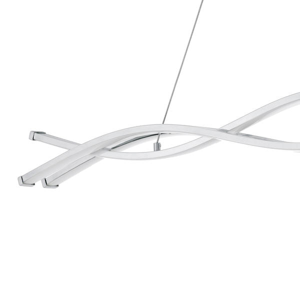 LED-Pendelleuchte Lasana IV - Kunststoff / Stahl - 3-flammig