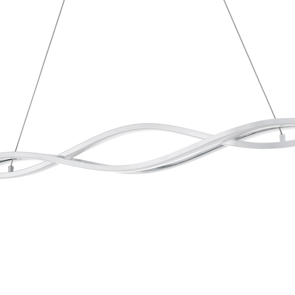 LED-Pendelleuchte Lasana IV - Kunststoff / Stahl - 3-flammig