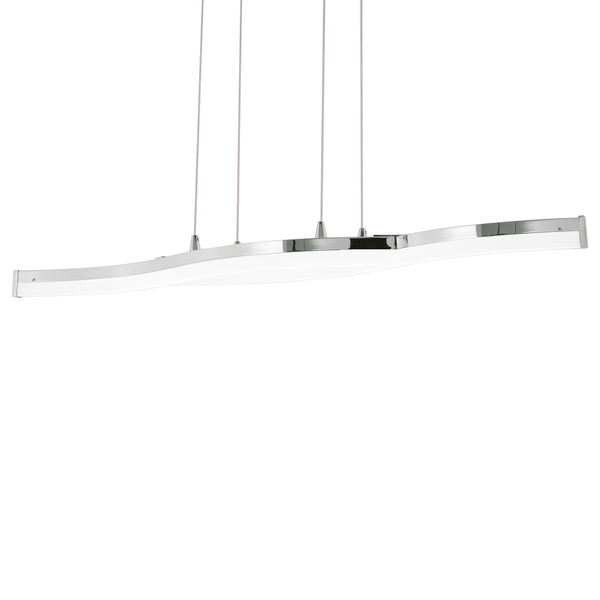 LED-Pendelleuchte Lasana III - Kunststoff / Stahl - 2-flammig