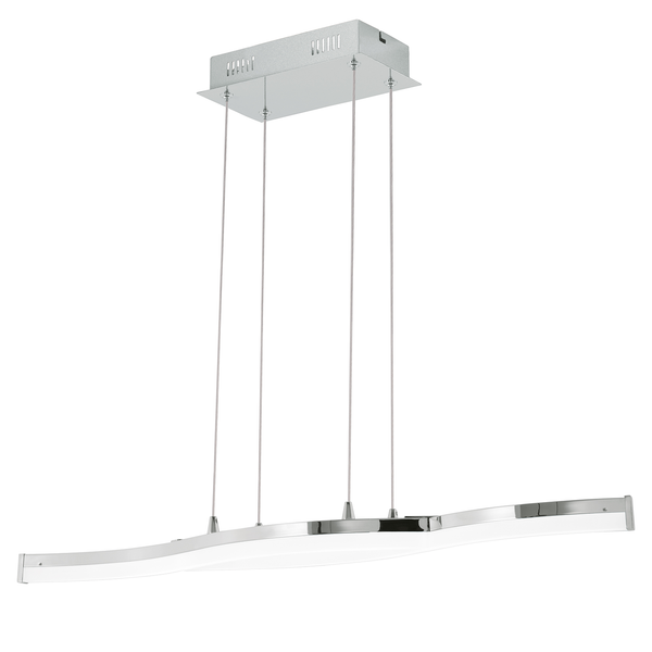 LED-Pendelleuchte Lasana III - Kunststoff / Stahl - 2-flammig