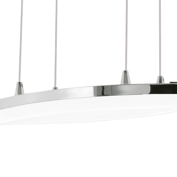 LED-Pendelleuchte Lasana III - Kunststoff / Stahl - 2-flammig