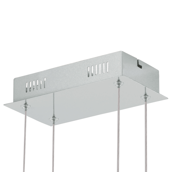 LED-Pendelleuchte Lasana III - Kunststoff / Stahl - 2-flammig