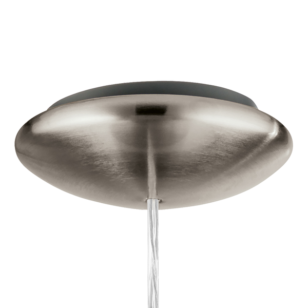 LED-Pendelleuchte Farsala I - Glas / Stahl - 1-flammig