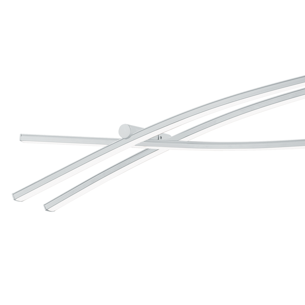 LED-Pendelleuchte Nevado IV - Kunststoff / Aluminium - 3-flammig