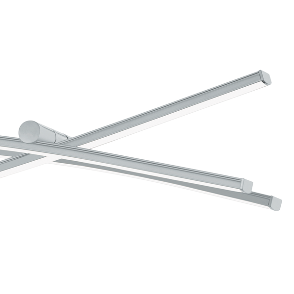 LED-Pendelleuchte Nevado IV - Kunststoff / Aluminium - 3-flammig