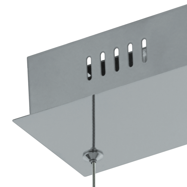 LED-Pendelleuchte Nevado IV - Kunststoff / Aluminium - 3-flammig
