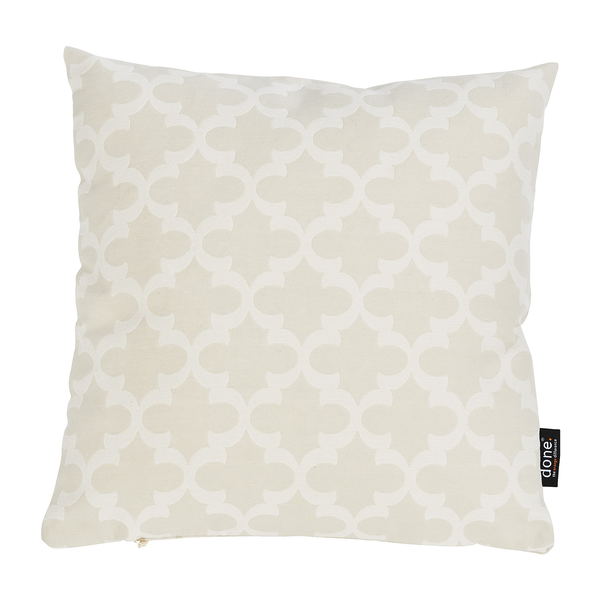 Kissenbezug Windsor Milano - Baumwollstoff - Beige - Beige