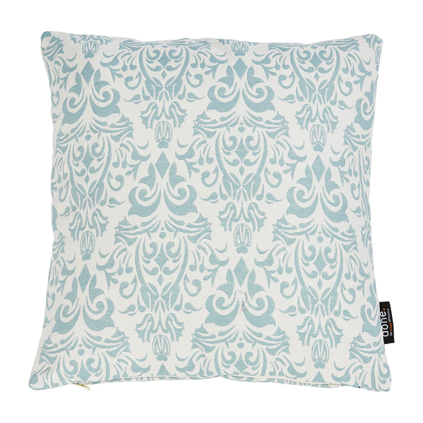 Kissenbezug Windsor Ornaments - Baumwollstoff - Hellblau