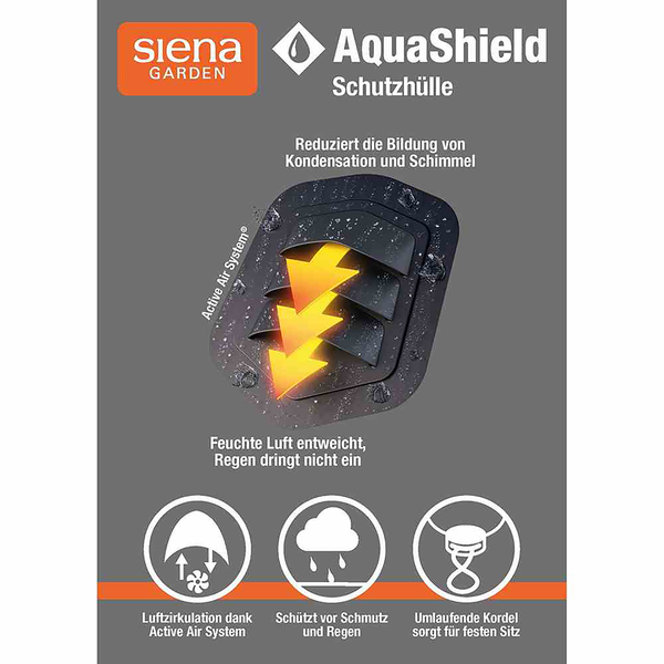 Schutzhülle Aqua Shield VI - Silber - Webstoff - 100 x 100 x 70 cm