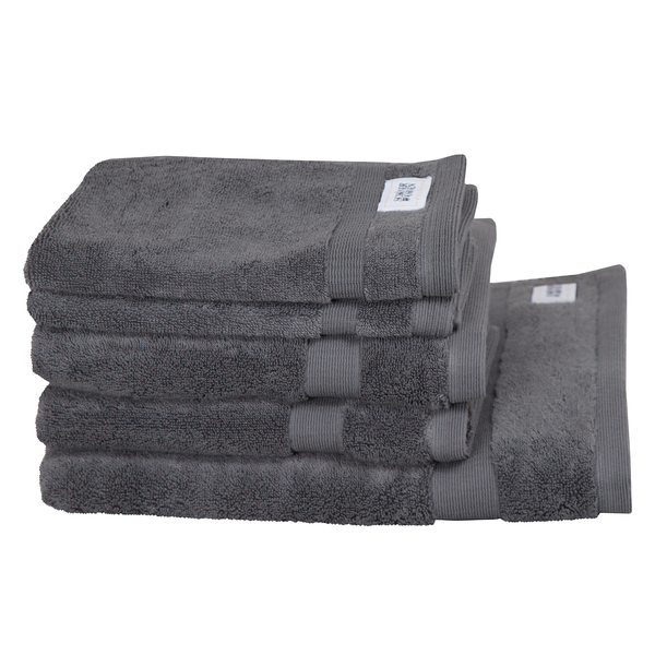 Handtuchset Schöner Wohnen Cuddly - Frottee - Hellanthrazit