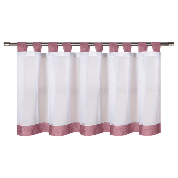 Gardine Thila - Webstoff - Rostbraun