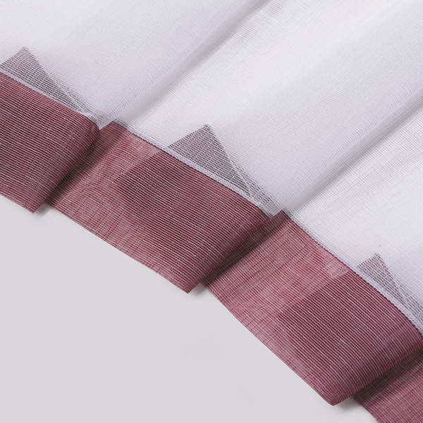 Gardine Thila - Webstoff - Rostbraun