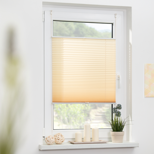 Plissee Salvaterra V - Webstoff - Creme - 80 x 130 cm