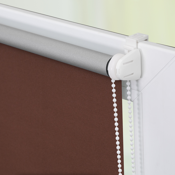 Thermo-Rollo Spotswood V - Webstoff - Braun - 80 x 150 cm
