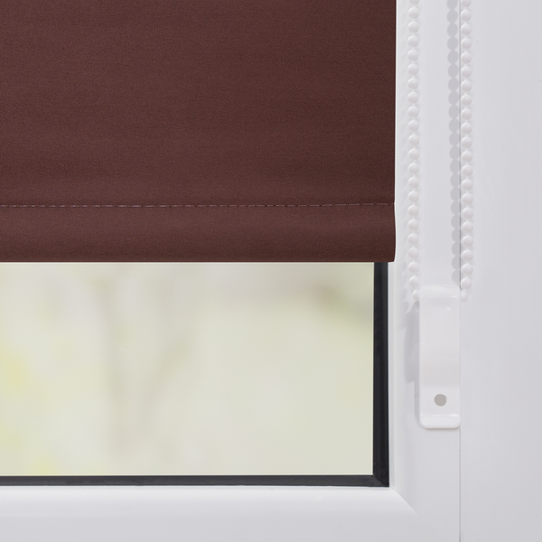 Thermo-Rollo Spotswood V - Webstoff - Braun - 80 x 150 cm