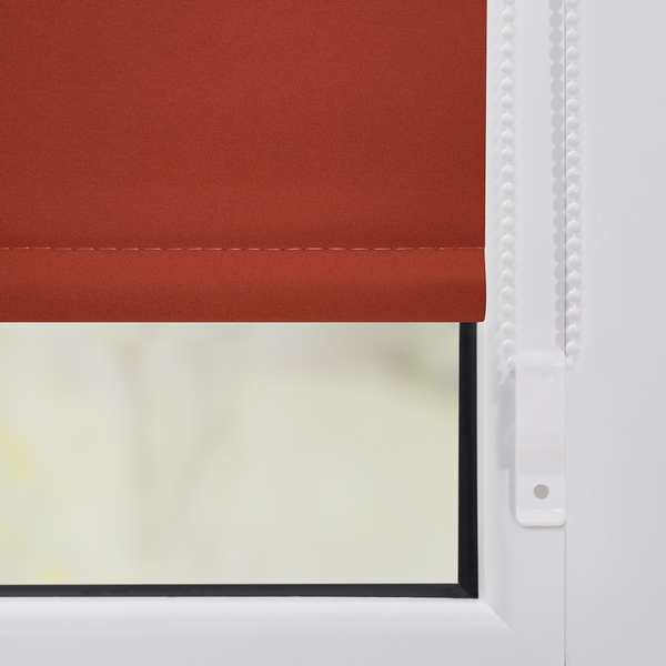 Thermo-Rollo Spotswood III - Webstoff - Terracotta - 80 x 220 cm