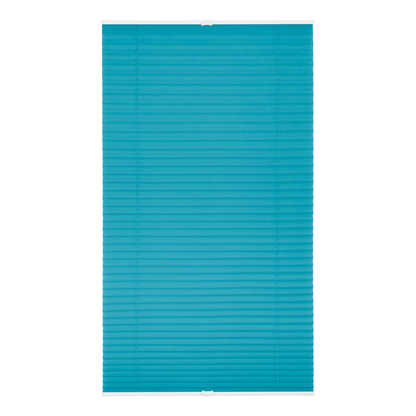 Plissee Salvaterra III - Webstoff - Blau - 90 x 130 cm