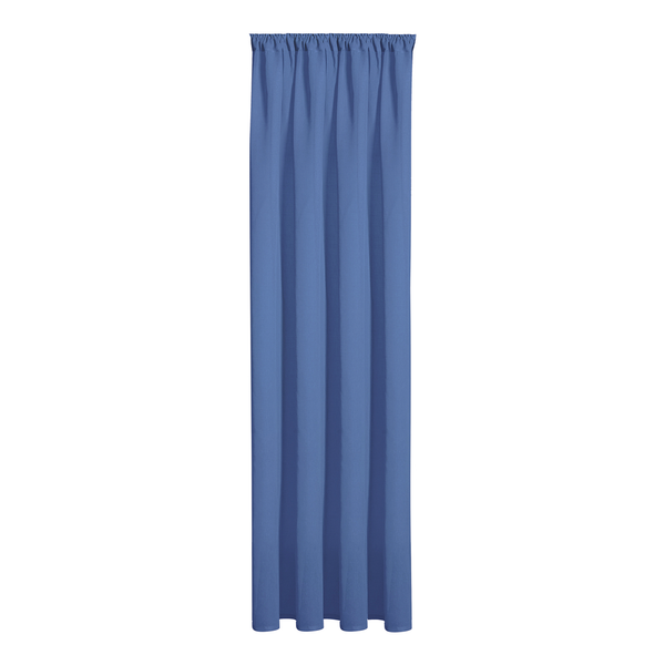 Vorhang Jelka - Kunstfaser - Jeansblau - Jeansblau