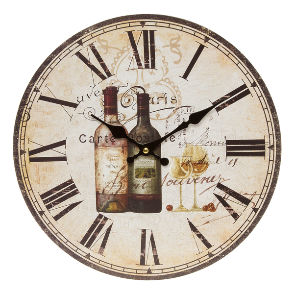 Wanduhr Kingsland - MDF - Mehrfarbig