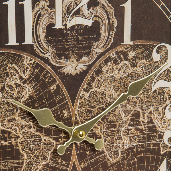 Wanduhr Bouillon - MDF - Mehrfarbig