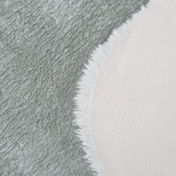 Shaggy Lambskin II - Polyester - Lichtgrau - Durchmesser: 120 cm