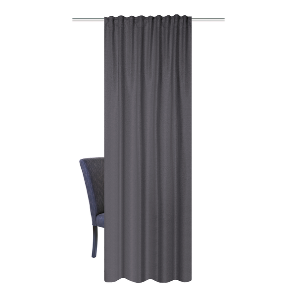 Fertiggardine John - Microfaser - Anthrazit
