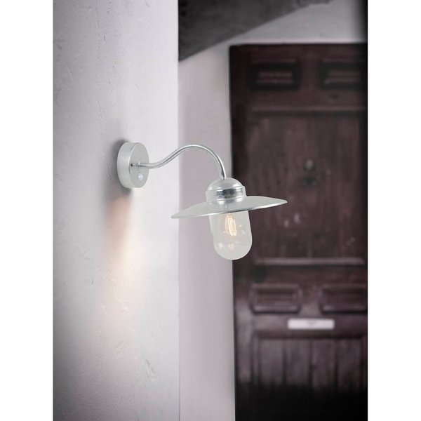 Wandleuchte Luxembourg I - Glas / Stahl - 1-flammig