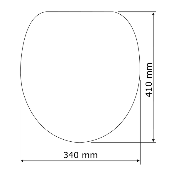 WC-Sitz Kilitten - Bambus massiv