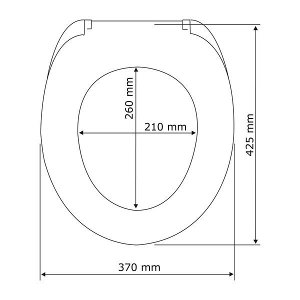 WC-Sitz Kilitten - Bambus massiv
