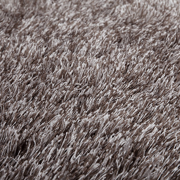 Hochflorteppich Diamond - Kunstfaser - Hellanthrazit - Hellanthrazit - 80 x 150 cm