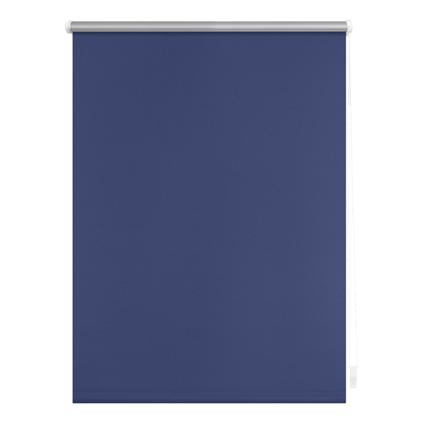 Thermo-Rollo Klemmfix - Webstoff - Meerblau - 90 x 220 cm