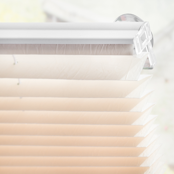 Dachfenster Plissee Haftfix - Webstoff - Ecru - 95 x 100 cm