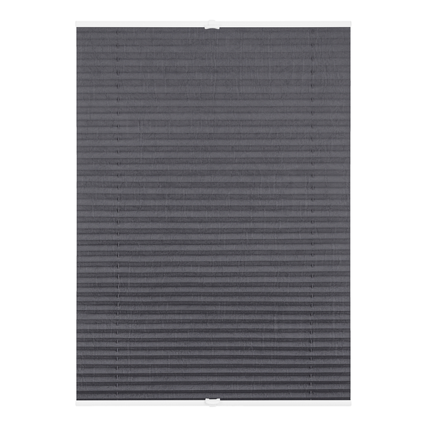 Plissee Klemmfix - Webstoff - Grau - 60 x 210 cm