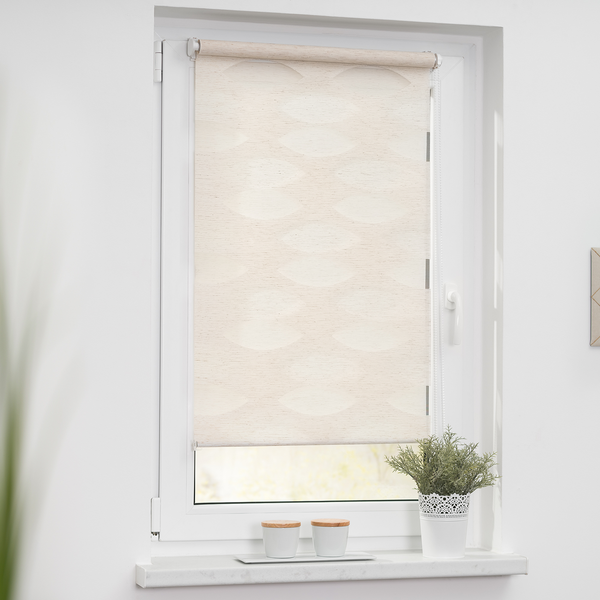 Duo-Rollo Ellipse - Webstoff - Ecru - 100 x 150 cm