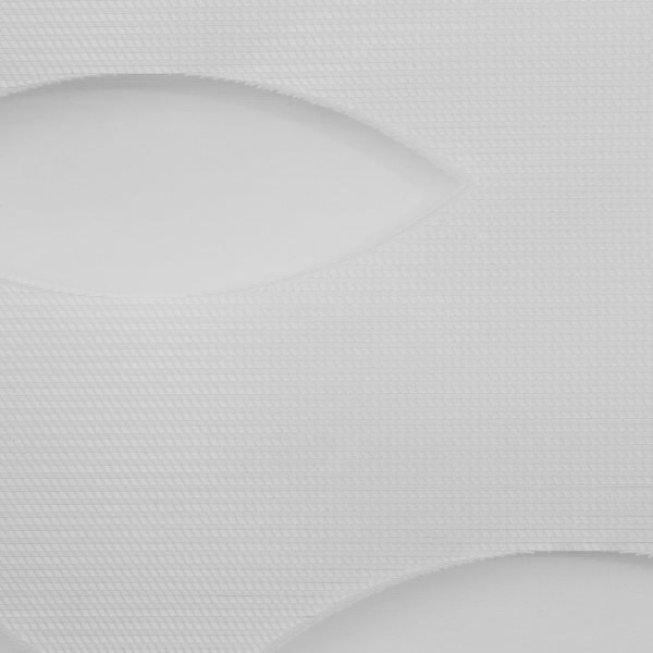 Duo-Rollo Ellipse - Webstoff - Weiß - 45 x 150 cm