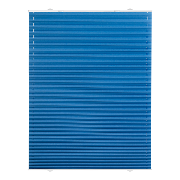Plissee Haftfix - Webstoff - Kobaltblau - 90 x 130 cm