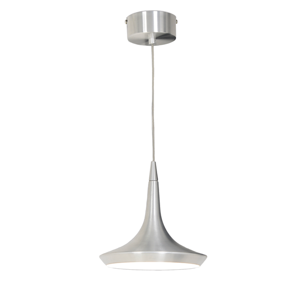 LED-Pendelleuchte Oslo - Aluminium - 1-flammig - Silber