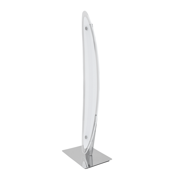 LED-Tischleuchte Surf - Milchglas / Edelstahl - 1-flammig