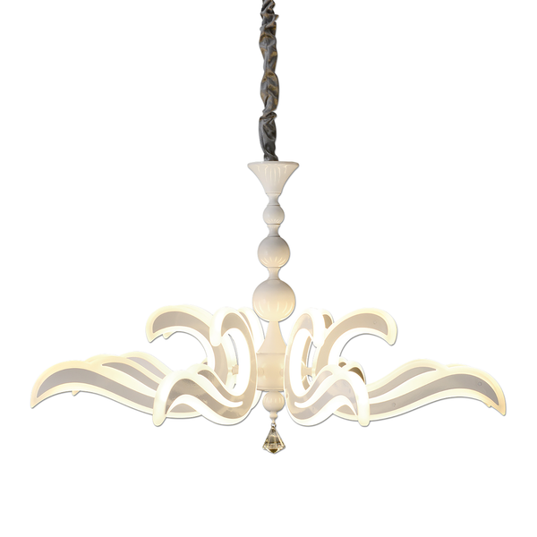 LED-Pendelleuchte Daceyville - Acrylglas / Edelstahl - 1-flammig