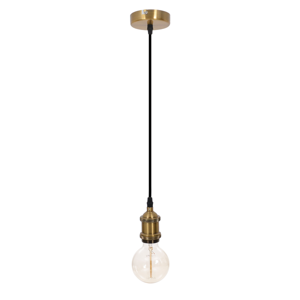 LED-Pendelleuchte Rewan - Edelstahl - 1-flammig