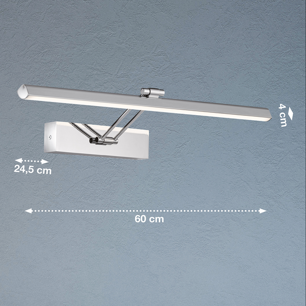 LED-Wandleuchte Baabe V - Acrylglas / Eisen - 1-flammig
