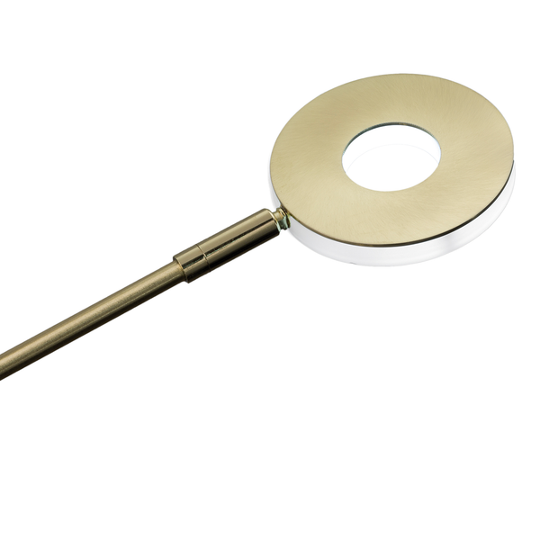 LED-Tischleuchte Dent - Acrylglas / Eisen - 1-flammig - Messing