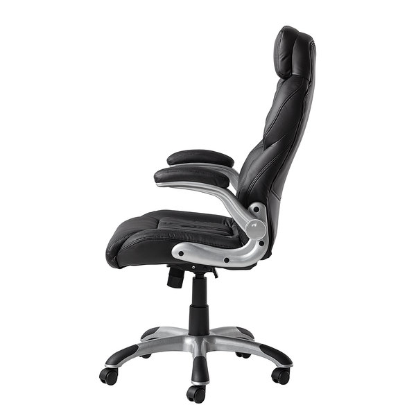 Chefsessel Baylor XXL Kunstleder - Microfaser / Kunststoff - Schwarz